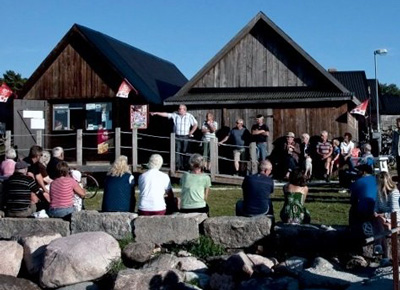 Skeppssättning från yngre bronsåldern.